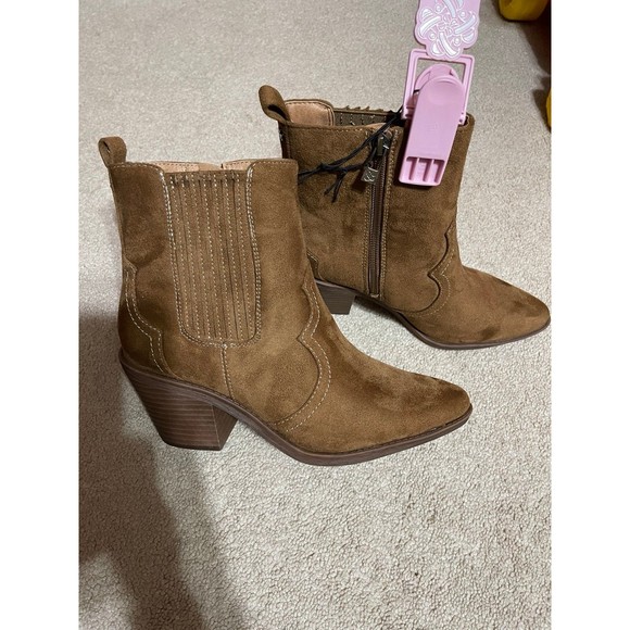 Sam And Libby Women's Brighton Western Booties size 7.5 - Picture 1 of 6